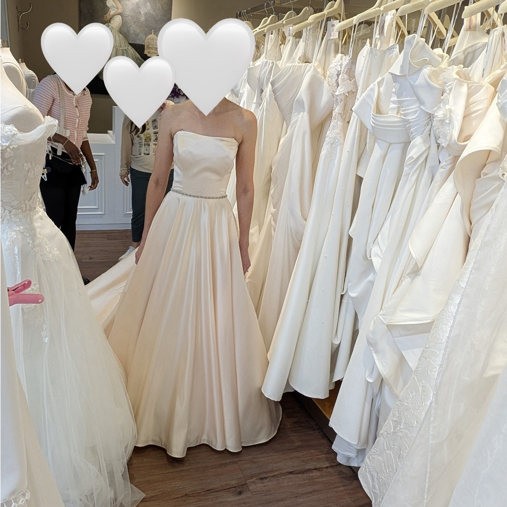 Off the rack Champagne/ivory Dress